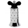 Gewürzmühle Alessi 9098 B Schwarz Edelstahl Höhe 132 mm