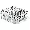 Alessi Mediterraneo ESI18 Serviettenhalter, Edelstahl, 205x205x83 mm