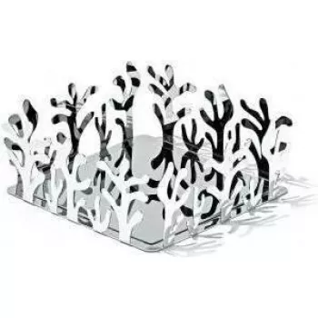Servierkorb Alessi ESI18 Quadratisch Edelstahl 205x205x83 mm