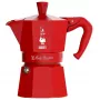 Herdkaffeemaschine BIALETTI Moka Express 1TZ 1‑Tasse rot