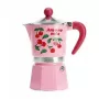 Moka-Kanne BIALETTI Rainbow 3 Tassen Fruit Vibes – Pink