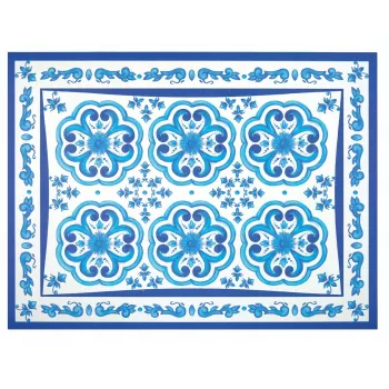 Platzset Guzzini BLUES Mediterranean blue — rund/rechteckig