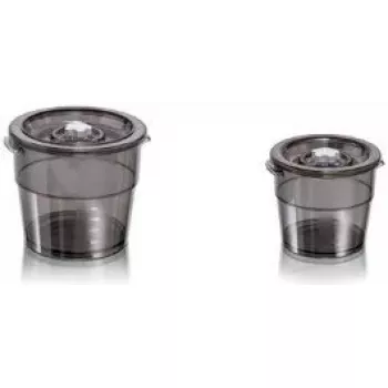 Vorratsdose Magic Vac ACO1005 Rund Grau Transparent 100°C