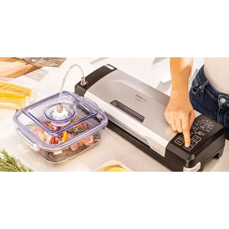 Vakuumierer Magic Vac Perfetta Schwarz Grau 130W ABS