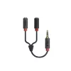 Audio-Stereokabel SBS Audio 3,5 mm Klinke mit Splitter