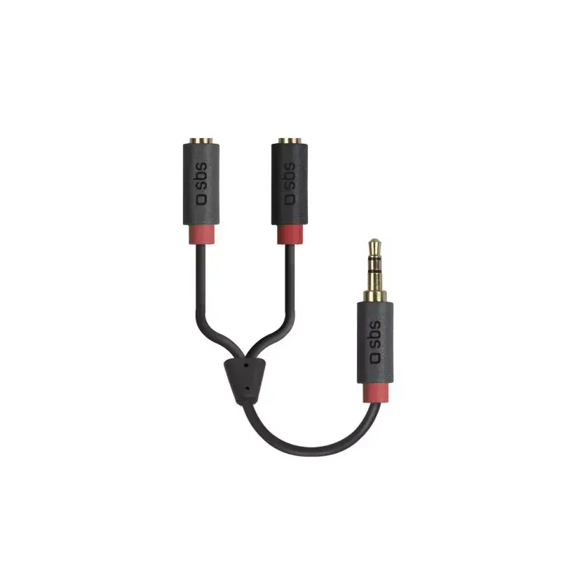 Audio-Stereokabel SBS Audio 3,5 mm Klinke mit Splitter