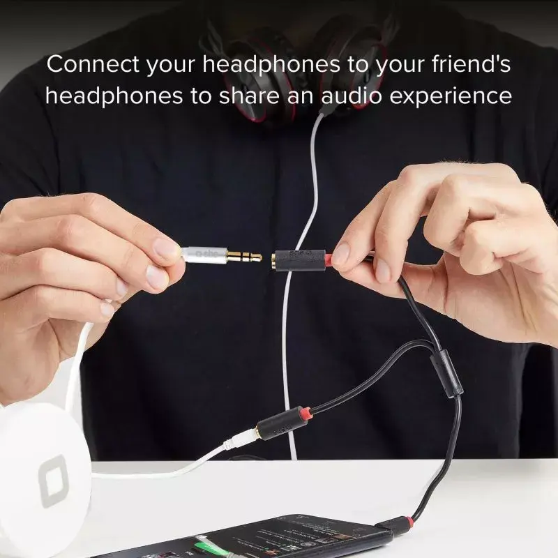 Audio-Stereokabel SBS Audio 3,5 mm Klinke mit Splitter