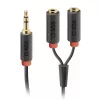 Audio-Stereokabel SBS Audio 3,5 mm Klinke mit Splitter