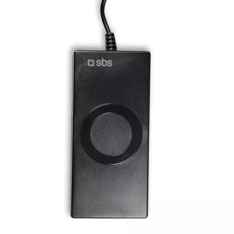 Netzteil SBS Portable 90 W für Notebooks Innenbereich Schwarz 2,2 m