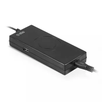Netzteil SBS Portable 90 W für Notebooks Innenbereich Schwarz 2,2 m