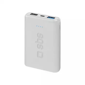 Tragbare Powerbank SBS 5000 mAh, 5000 mAh Akkukapazität