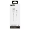 Lightning-Kabel SBS TECABLEUSBIP5389W 3 m Weiß USB A