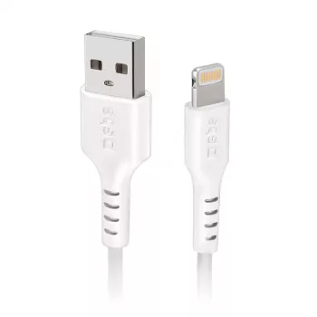 Lightning-Kabel SBS TECABLEUSBIP5389W 3 m Weiß USB A