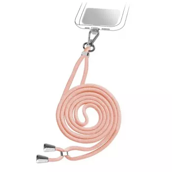 Handytrageband SBS TEUNILACEP, pink, Stoff, 1 Stück, Länge (Packung) 200 mm