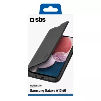 Book Wallet Case SBS TEBKLITESAA134GK für Samsung Galaxy A13 6,6 Zoll Schwarz