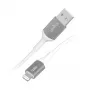 Lightning-Kabel SBS GRECABLEUSBIP589W 1,2 m Silber Weiß