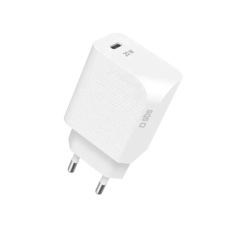 Ladegerät für Mobilgeräte SBS GRETR1CPD20W Universal Weiß AC Schnellladung