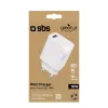 Mobiles Ladegerät SBS GRETR1USB18W Universal Weiß AC Schnellladung