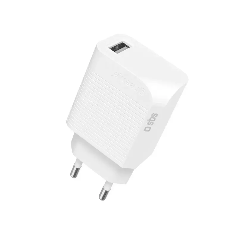 Mobiles Ladegerät SBS GRETR1USB18W Universal Weiß AC Schnellladung