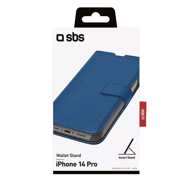 Wallet Case SBS TEBKWALIP1461PB für iPhone 14 Pro 15,5 cm Blau