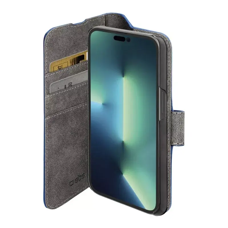 Wallet Case SBS TEBKWALIP1461PB für iPhone 14 Pro 15,5 cm Blau
