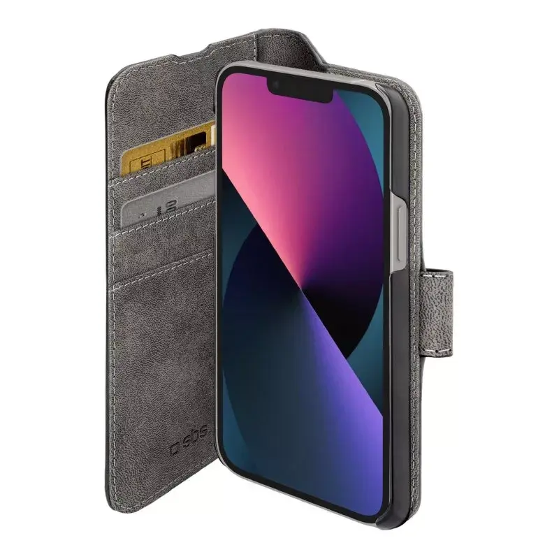 Wallet-Hülle SBS TEBKWALIP1467K für iPhone 14 Plus 17 cm Schwarz
