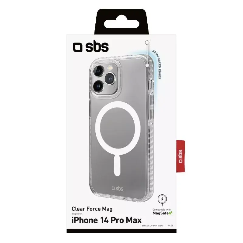 Abdeckung SBS TEMAGCOVIP1467PT für iPhone 14 Pro Max 17 cm Transparent