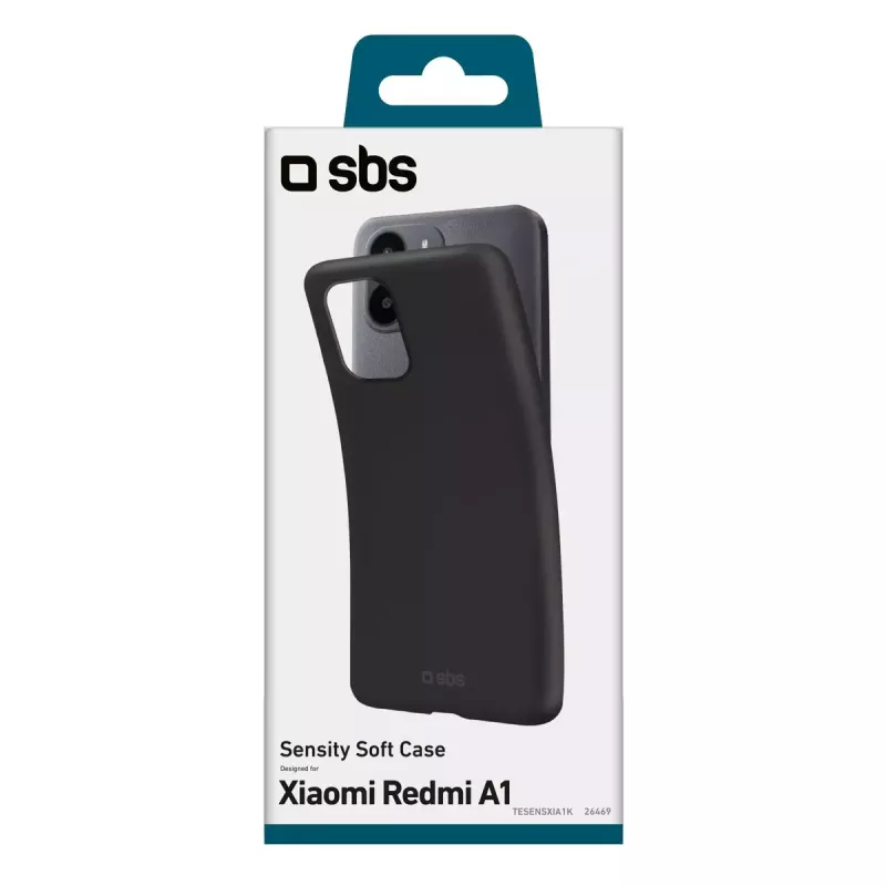 Cover SBS Sensity Xiaomi Redmi A1 16,6 cm Schwarz