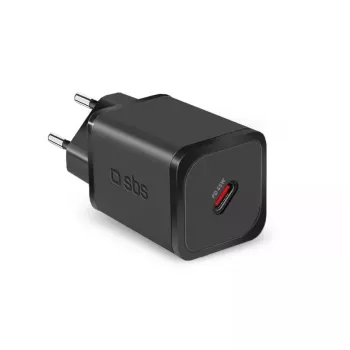 Mobile device charger SBS TETRGAN1C45W Fast charging Indoor Schwarz