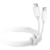 USB-C-auf-USB-C-Kabel SBS Mobile TECABLETISSUETCCG, USB 2.0, 1,5 m, weiß