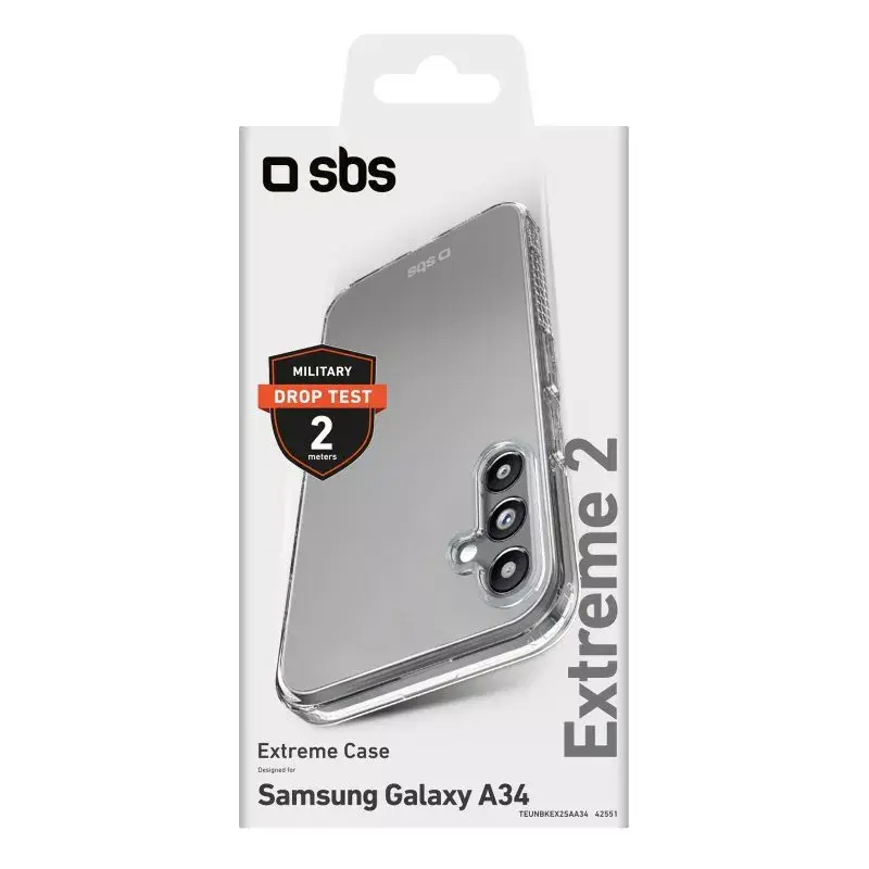 Cover SBS Extreme X2 Samsung Galaxy A34 16,8 cm Transparent