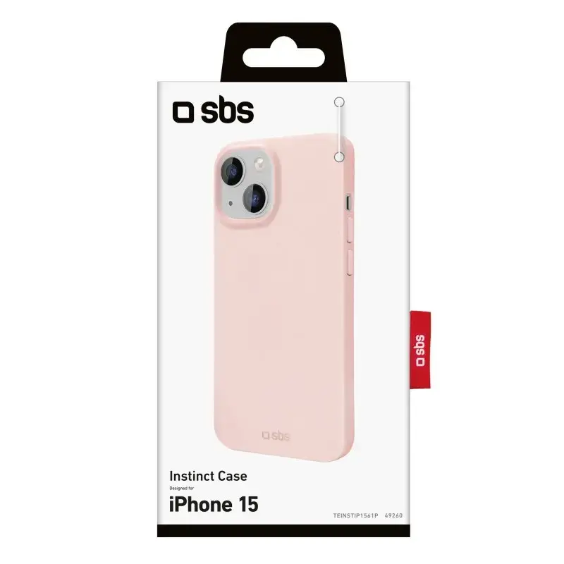 Cover SBS TEINSTIP1561P Pink für iPhone 15 15,5 cm (6,1 Zoll)