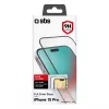Display-/Rückseitenschutzfolie SBS für iPhone 15 Pro, Silikon + gehärtetes Glas, transparent, 1 Stück