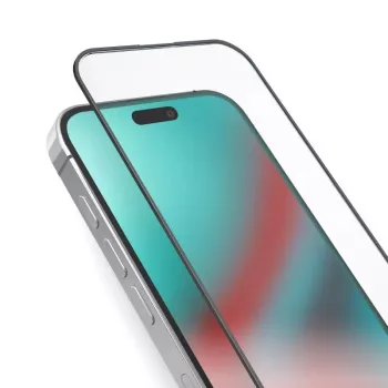 Display-/Rückseitenschutzfolie SBS für iPhone 15 Pro, Silikon + gehärtetes Glas, transparent, 1 Stück