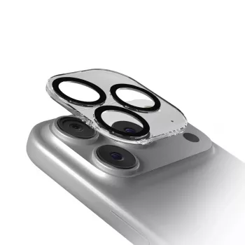 Bildschirm- und Rückseitenschutz mit Kameraobjektivschutz SBS TECAMGLIP1763P für Apple iPhone 17 Pro / 17 Pro Max, Silikon und gehärtetes Glas, transparent, 1 Stück