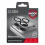 Bildschirm- und Rückseitenschutz mit Kameraobjektivschutz SBS TECAMGLIP1763P für Apple iPhone 17 Pro / 17 Pro Max, Silikon und gehärtetes Glas, transparent, 1 Stück