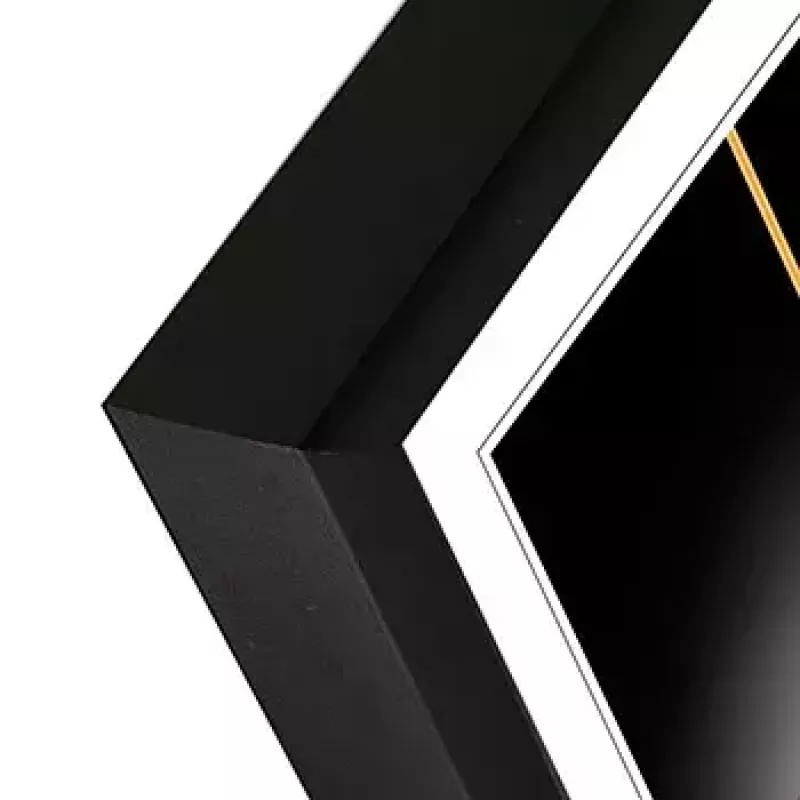 Einzelbilderrahmen ZEP AL1B4 Aluminium Schwarz