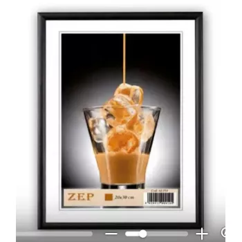 ZEP Basic Schwarzer Aluminium-Bilderrahmen 30x40 cm