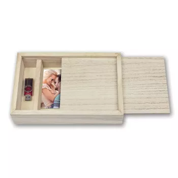 Aufbewahrungsbox ZEP CX7546 Rechteckig Holz