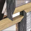 Bilderrahmen-Set ZEP Vercelli Schwarz Braun MDF 535x320 mm