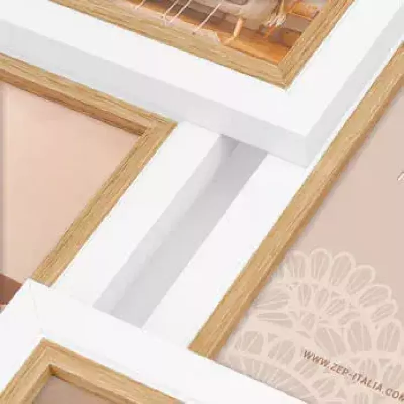 Bilderrahmen-Set ZEP Ayas 6Q Weiß MDF 1 Stück