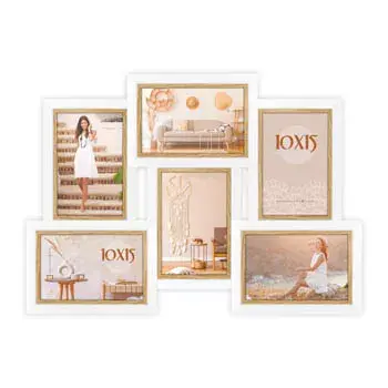 Bilderrahmen-Set ZEP Ayas 6Q Weiß MDF 1 Stück