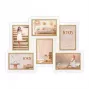 Bilderrahmen-Set ZEP Ayas 6Q Weiß MDF 1 Stück