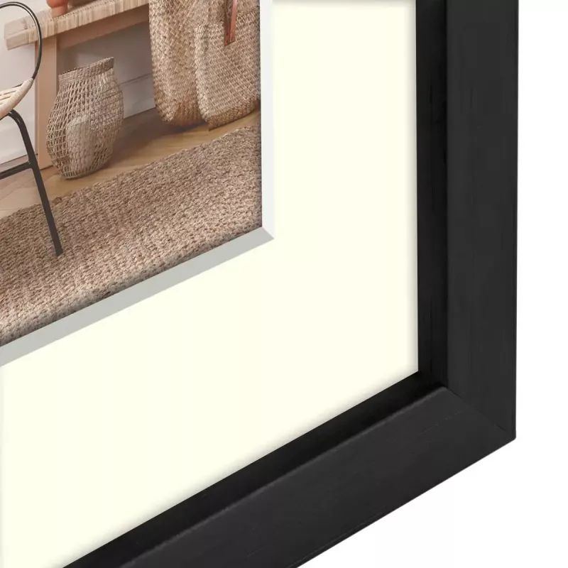 Einzelbilderrahmen ZEP V4557B Schwarz Holz 150x205mm