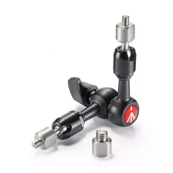 Stativzubehör Manfrotto 244MICRO — Aluminium/Edelstahl, 150 mm Länge, 3 kg Tragkraft, Schwarz