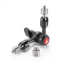 Stativzubehör Manfrotto 244MICRO — Aluminium/Edelstahl, 150 mm Länge, 3 kg Tragkraft, Schwarz