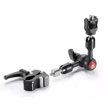 Stativzubehör Manfrotto 244MICROKIT — schwarz, 1/4 Zoll Anschlussgewinde, 3 kg maximale Belastung