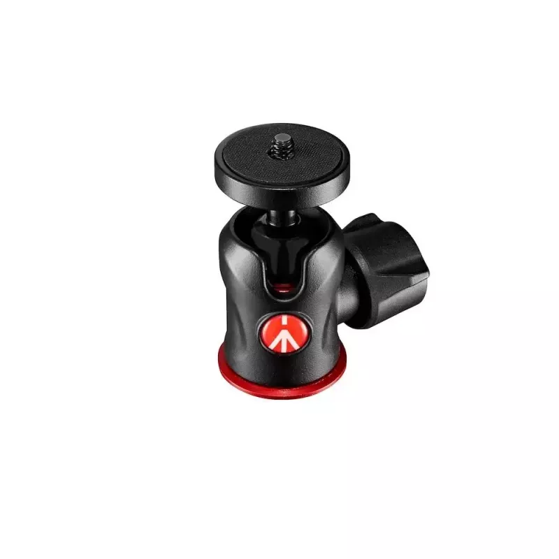 Stativkopf Manfrotto 492 Centre Kugelkopf Schwarz Rot 1/4 Zoll