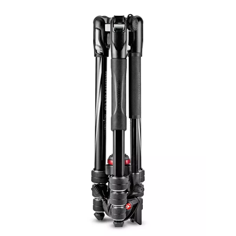Stativ Manfrotto MVKBFRT-LIVE Digital-/Filmkameras 3 Beine Schwarz Rot Silber