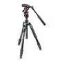 Stativ Manfrotto MVKBFRT-LIVE Digital-/Filmkameras 3 Beine Schwarz Rot Silber
